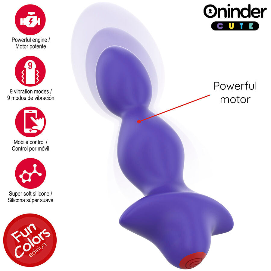 ONINDER CUTE - DILATATEUR ANAL VIBRANT LOVE BUTT - APPLICATION GRATUITE DANS LE MONDE ENTIER