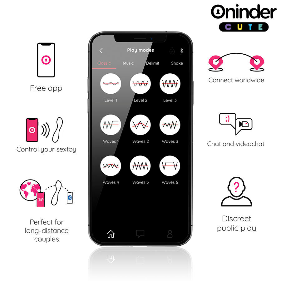 ONINDER CUTE - VIBRATEUR POINT G LOVE BUDDY MASTER - APPLICATION GRATUITE DANS LE MONDE ENTIER