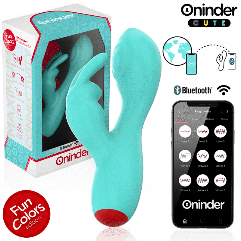 ONINDER CUTE - VIBRATEUR CLITORIAL POINT G LOVE BUNNY - APPLICATION GRATUITE DANS LE MONDE ENTIER
