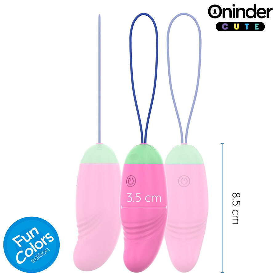 ONINDER CUTE - ŒUF EN SILICONE VIBRO-ROTANT À 360° POUR L'AMOUR ET LE PLAISIR - APPLICATION GRATUITE DANS LE MONDE ENTIER