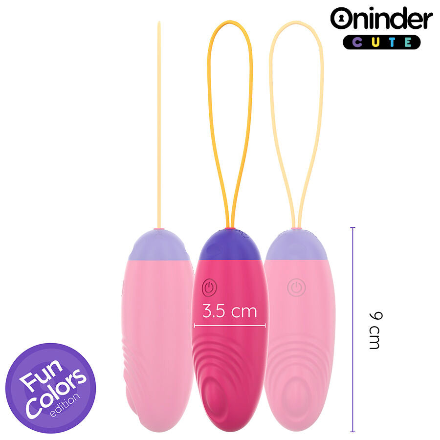ONINDER CUTE - ŒUF EN SILICONE AVEC VIBRATIONS ET PLAISIR - APPLICATION GRATUITE DANS LE MONDE ENTIER