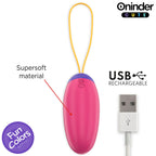 ONINDER CUTE - ŒUF EN SILICONE AVEC VIBRATIONS ET PLAISIR - APPLICATION GRATUITE DANS LE MONDE ENTIER
