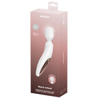 SATISFYER - ERLAND WAND MASSEUR VIBRANT BLANC