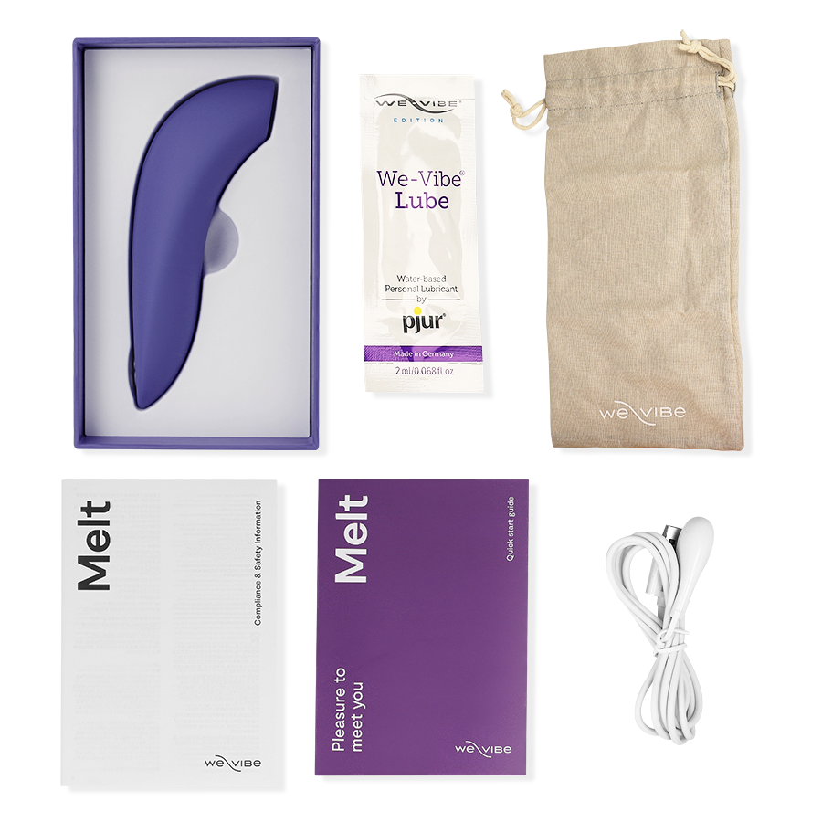 WE-VIBE MELT MIDNIGHT BLUE CLITORAL STIMULATOR