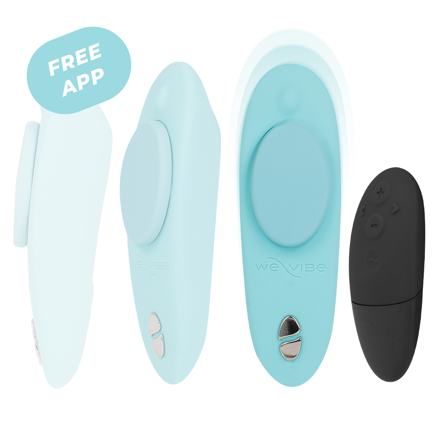 WE-VIBE - MOXIE + VIBRATEUR CLITORIAL AQUA
