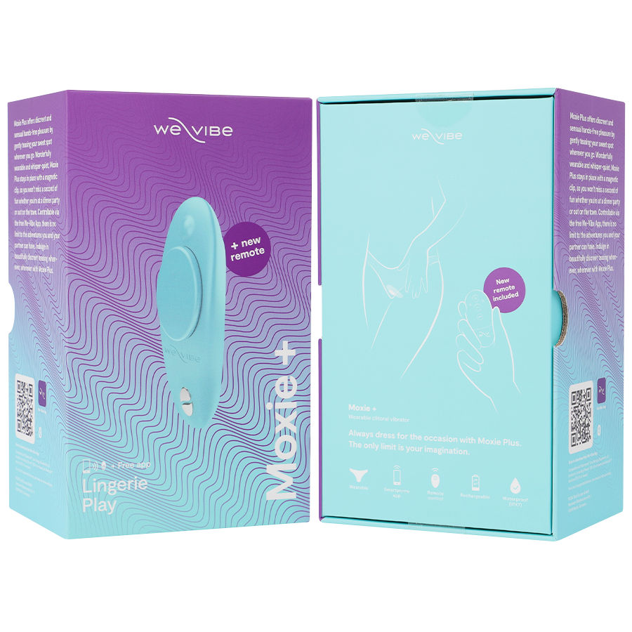 WE-VIBE - MOXIE + VIBRATEUR CLITORIAL AQUA