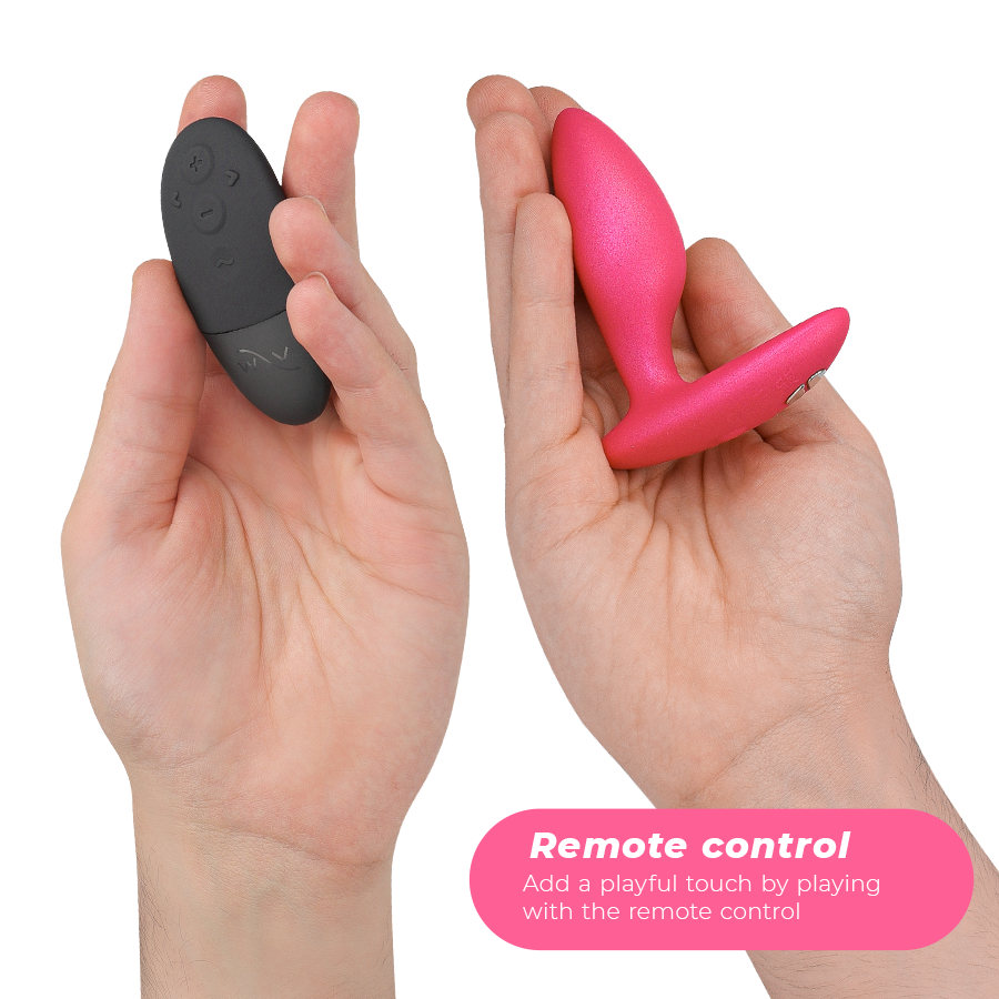 WE-VIBE - DITTO+ PINK VIBRATOR BUTT PLUG