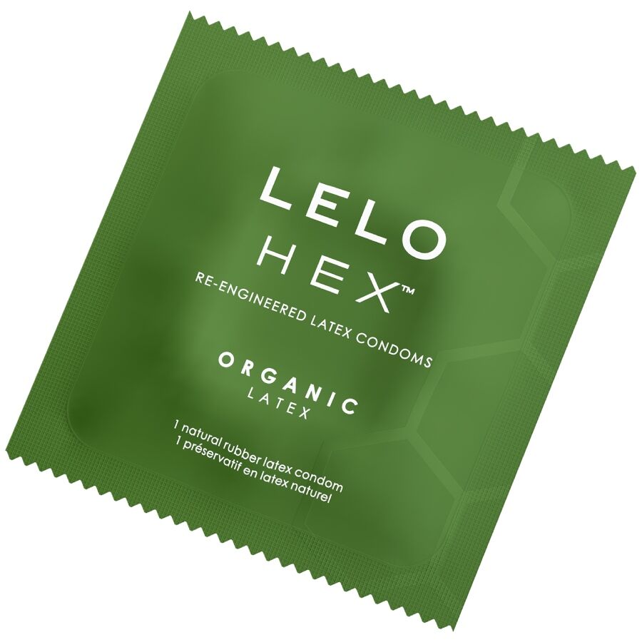 LELO - BOÎTE DE 12 PRÉSERVATIFS BIOLOGIQUES HEX
