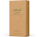 LELO - HEX ORGANIC CONDOM BOX 12 UNITS