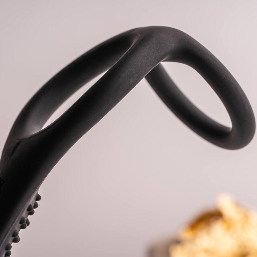 ROCKS-OFF - RO-ZEN RRO BLACK VIBRATING COCK RING BUTTER PLUG