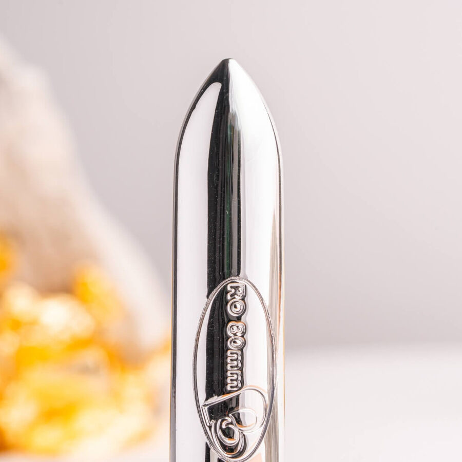 ROCKS-OFF - RO-80 VIBRATING BULLET CHROME ARGENT