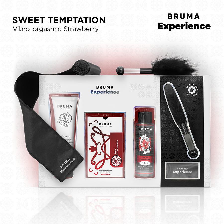 BRUMA EXPERIENCE - KIT DE TENTATION VIBRO-ORGASMIQUE À LA FRAISE DOUCE