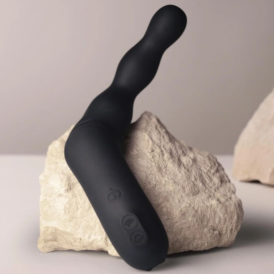 ROCKS-OFF - BLACK ADAPTER FOR PROSTATE AND ANAL VIBRATOR