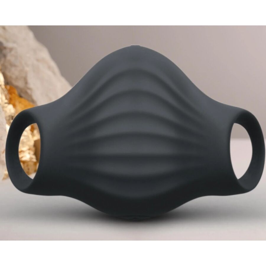 ROCKS-OFF - FLEXIBLE VIBRATOR PALM BLACK MASTURBATOR