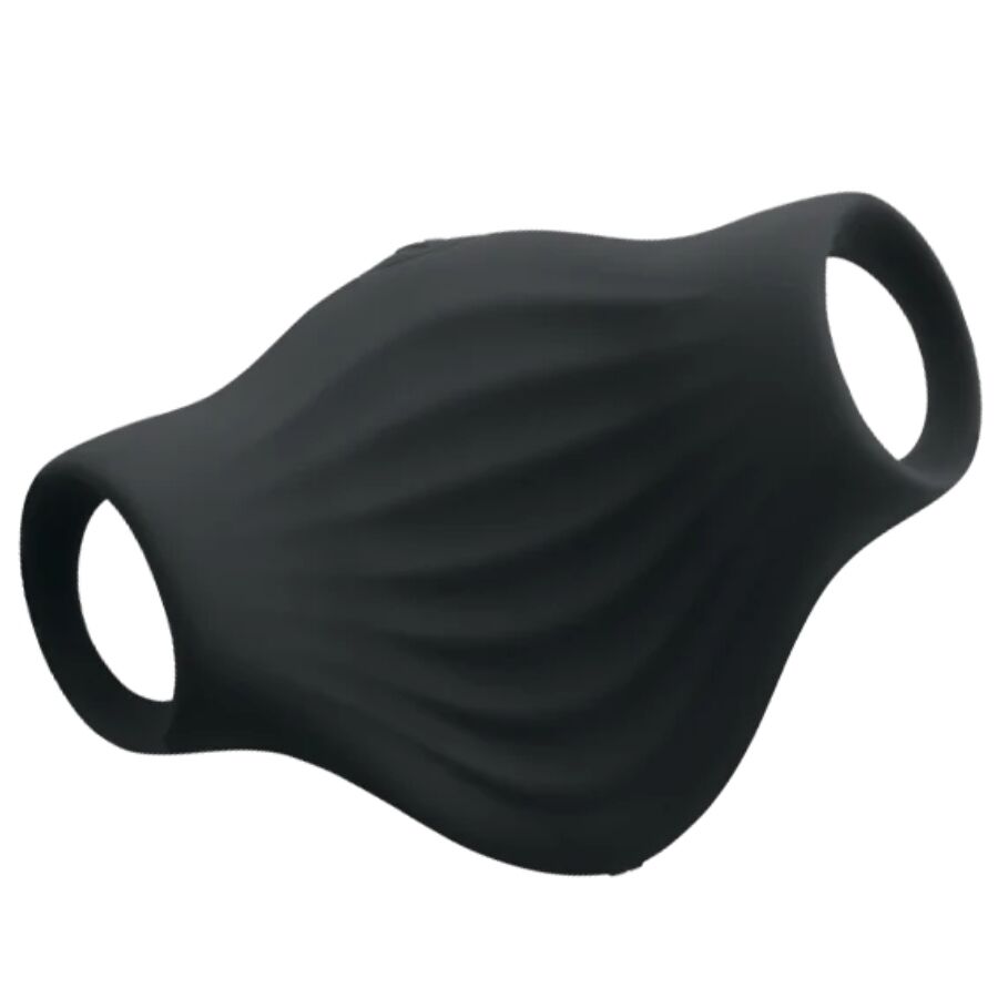 ROCKS-OFF - FLEXIBLE VIBRATOR PALM BLACK MASTURBATOR