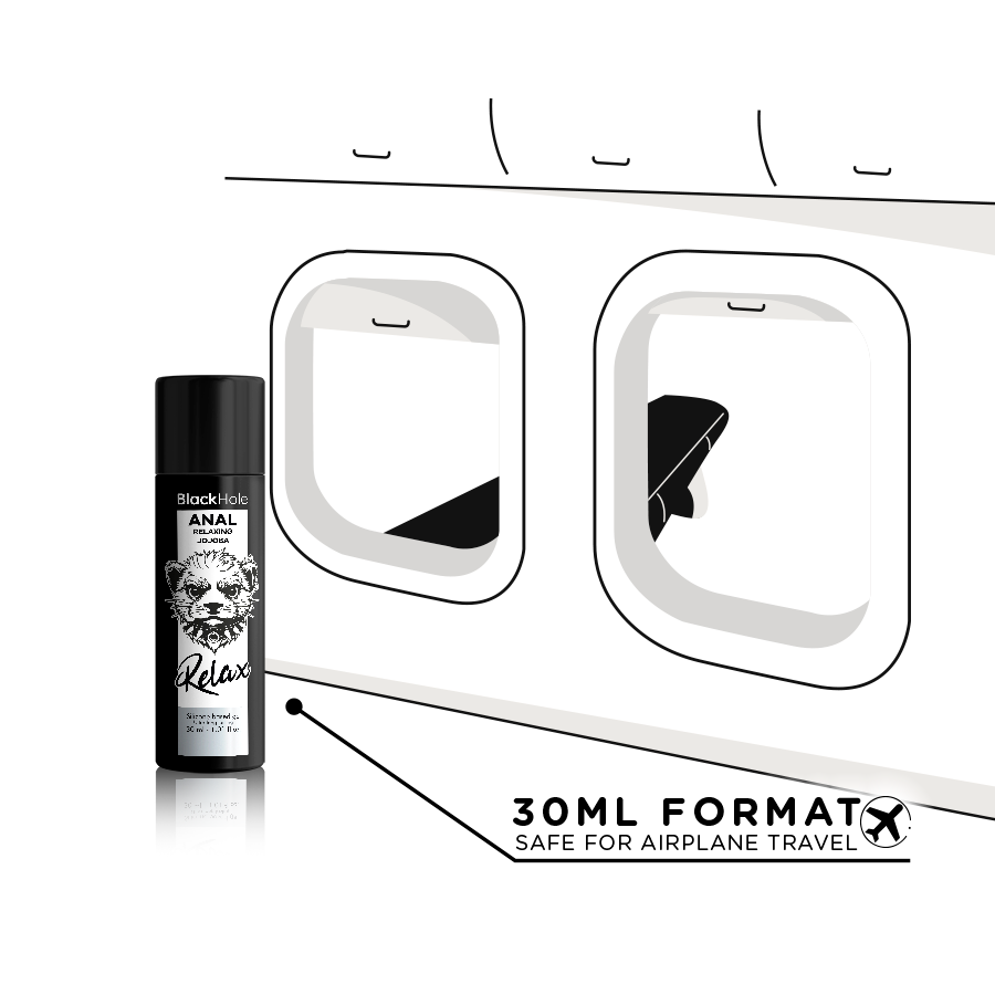 BLACK HOLE - JOJOBA RELAX DÉTENDEUR ANAL À BASE DE SILICONE 30 ML
