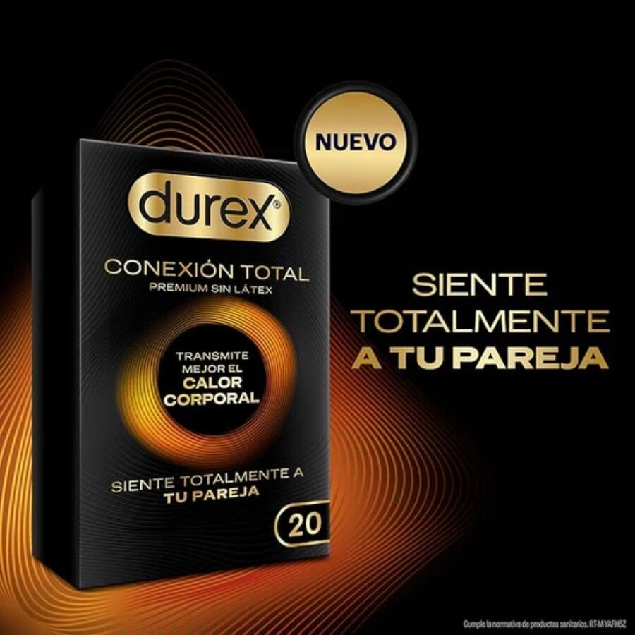 DUREX - TOTAL CONNECTION ULTRA FINE PLUS SANS LATEX 20 UNITÉS
