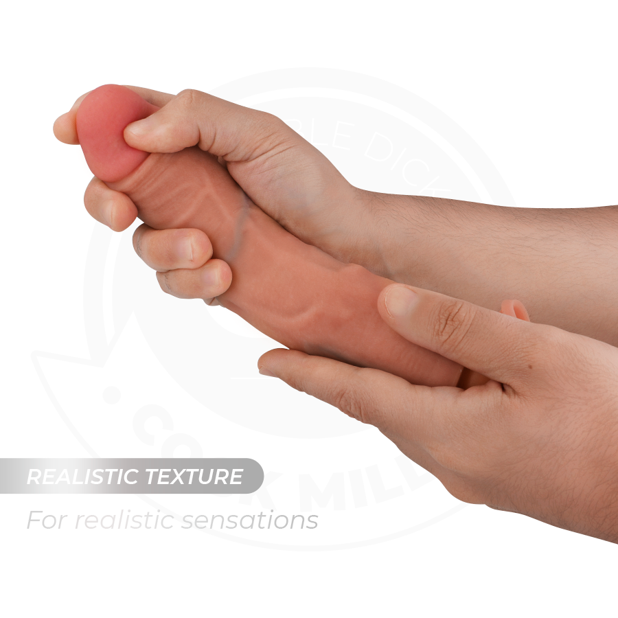 COCK MILLER - Godemiché réaliste avec ventouse et vibration, télécommandé, 21,5 cm