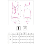 LIVCO CORSETTI FASHION - LUISE 1710 BABYDOLL + STRING NOIR S