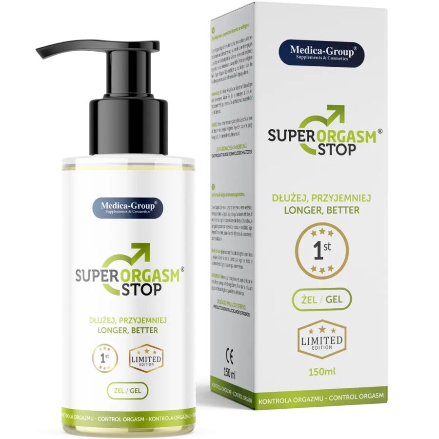 MEDICA GROUP - SUPER ORGASM STOP Gel intime pour hommes 150 ml