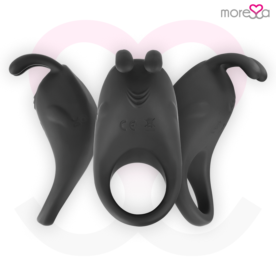 MORESSA - BRAD PREMIUM RECHARGEABLE EN SILICONE NOIR