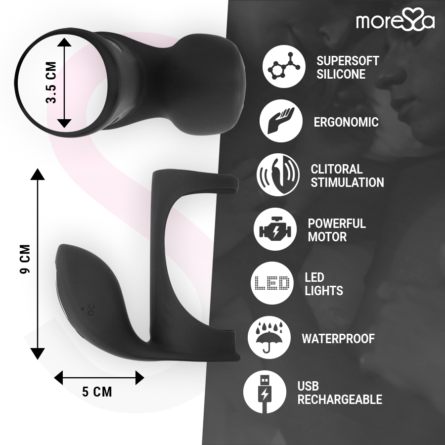 MORESSA - BRANDON VIBRATING RING WITH COVER