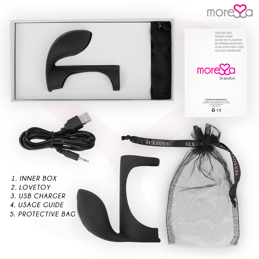 MORESSA - BRANDON VIBRATING RING WITH COVER