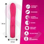 MORESSA - DUSTIN ASPIRAZIONE CLITORIDEA E VIBRAZIONE POTENTE SILICONE PREMIUM RICARICABILE