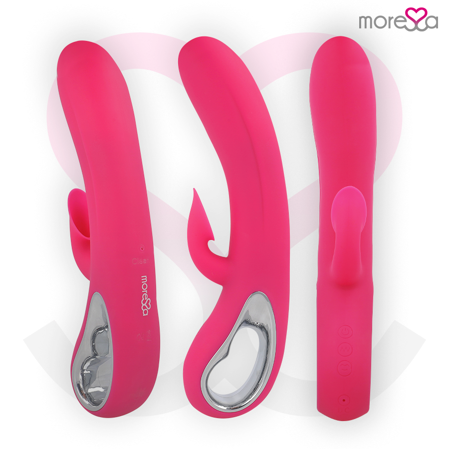 MORESSA - DUSTIN SUCCION CLITORIALE ET VIBRATION PUISSANTE EN SILICONE RECHARGEABLE PREMIUM