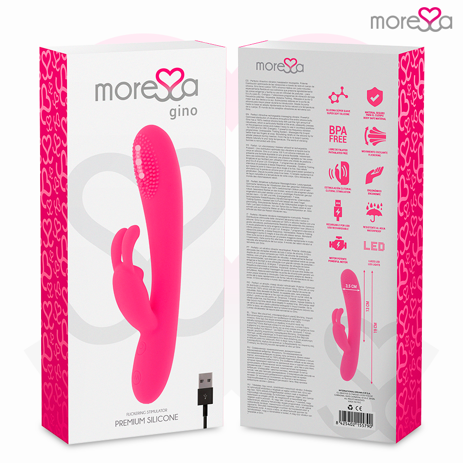 MORESSA - GINO PREMIUM RECHARGEABLE SILICONE