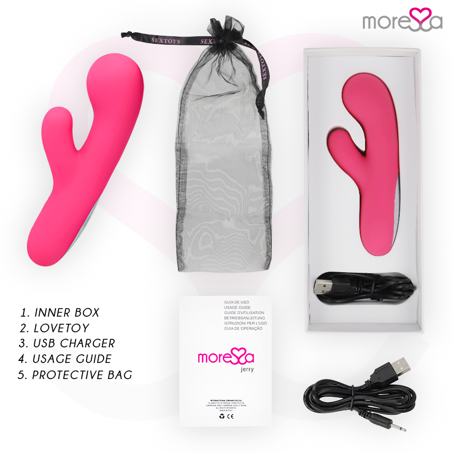 MORESSA - JERRY PREMIUM RECHARGEABLE SILICONE