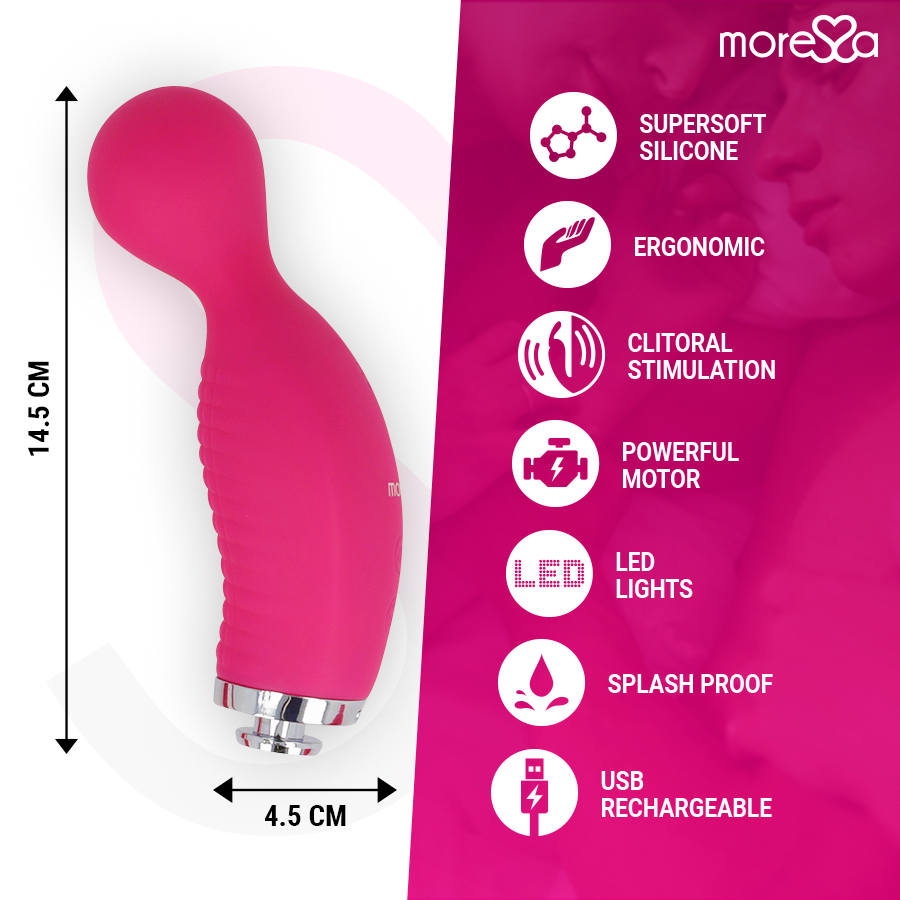 MORESSA - KIRK DUO SUCEUR + MASSEUR MULTI-PERFORMANCES EN SILICONE RECHARGEABLE HAUT DE GAMME