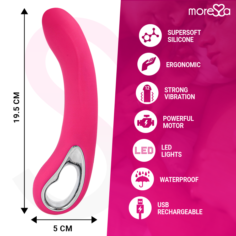 MORESSA - NELSON SILICONE RECHARGEABLE PREMIUM