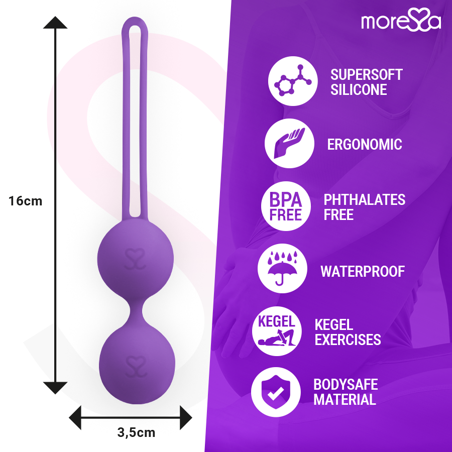 MORESSA - OSIAN DUE SILICONE PREMIUM LILAC