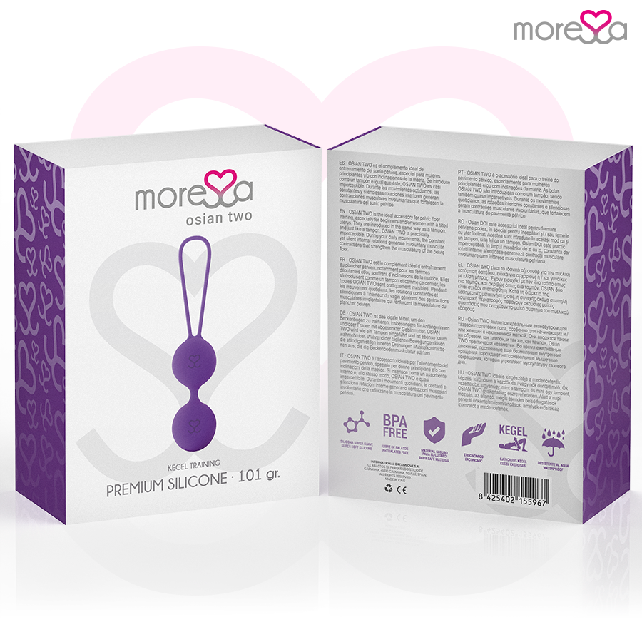 MORESSA - OSIAN DUE SILICONE PREMIUM LILAC