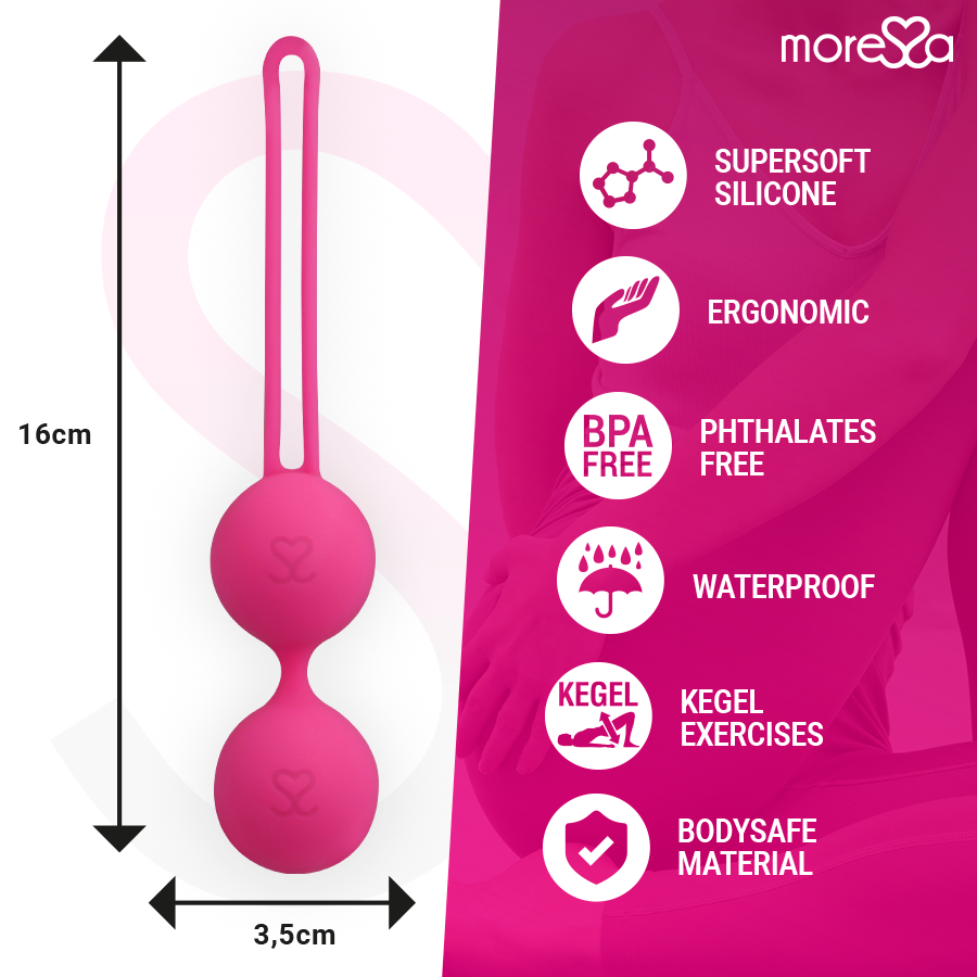 MORESSA - OSIAN DUE PREMIUM SILICONE PINK