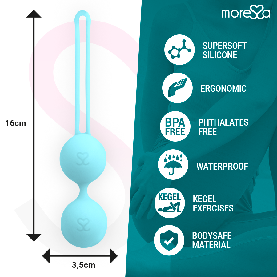 MORESSA - OSIAN DUE PREMIUM SILICONE TURQUOISE