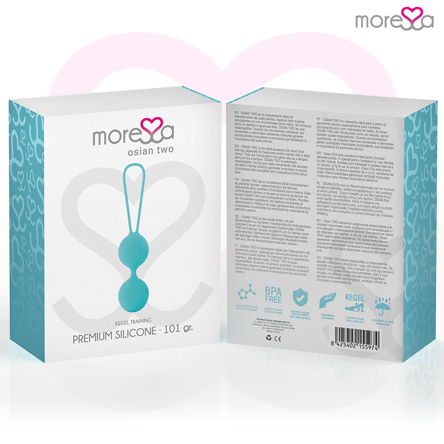 MORESSA - OSIAN DUE PREMIUM SILICONE TURQUOISE