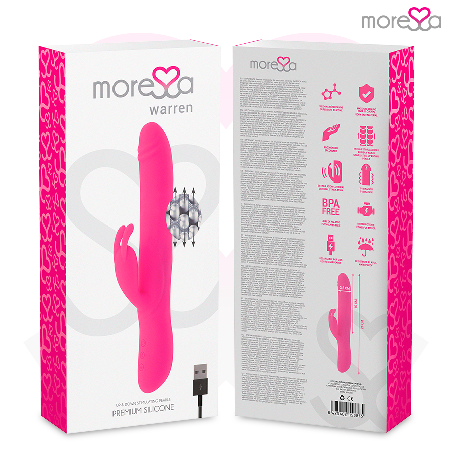 MORESSA - WARREN PREMIUM RECHARGEABLE SILICONE