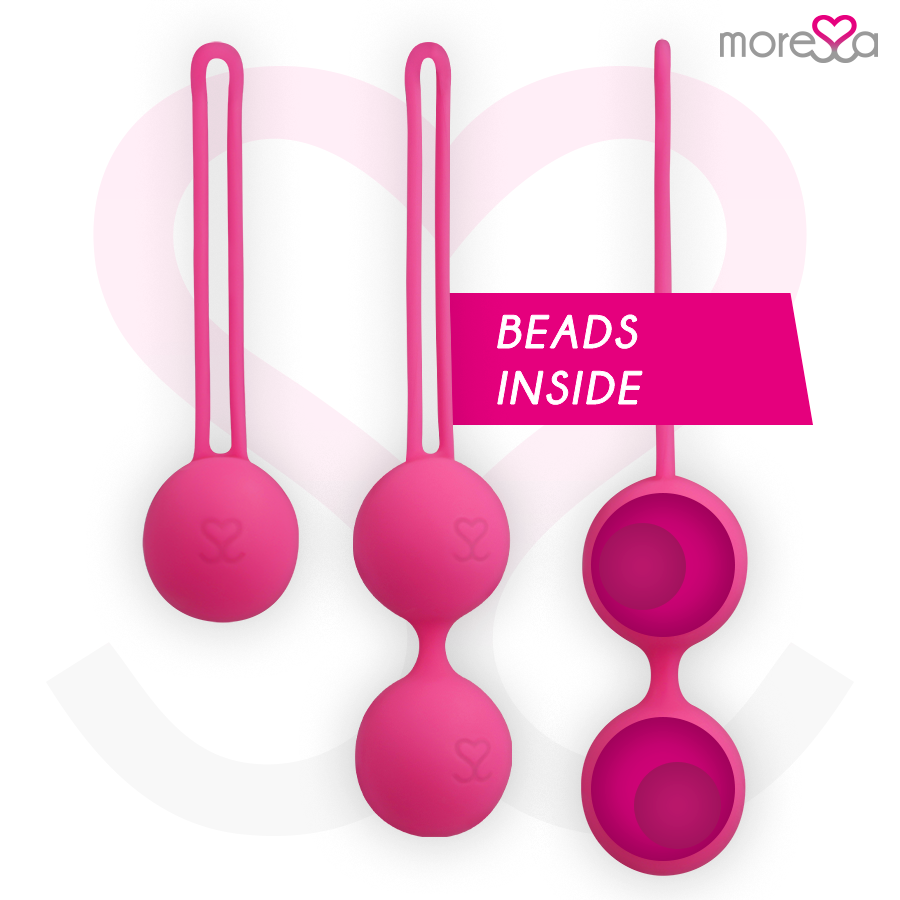 MORESSA - SET OSIAN PREMIUM SILICONE PINK (Osian One - 51 g | Osian Two - 101 g | Osian Three 85 g)