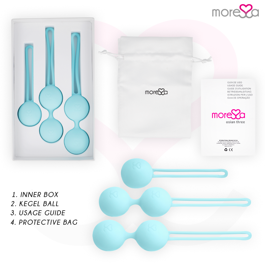 MORESSA - OSIAN PREMIUM TURQUOISE SILICONE SET