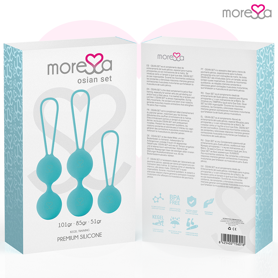 MORESSA - OSIAN PREMIUM TURQUOISE SILICONE SET