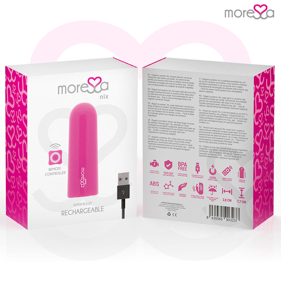MORESSA - PINK NIX VIBRATOR REMOTE CONTROL