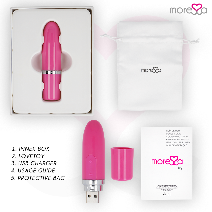 MORESSA - IVY PINK TRAVEL VIBRATOR STIMULATOR