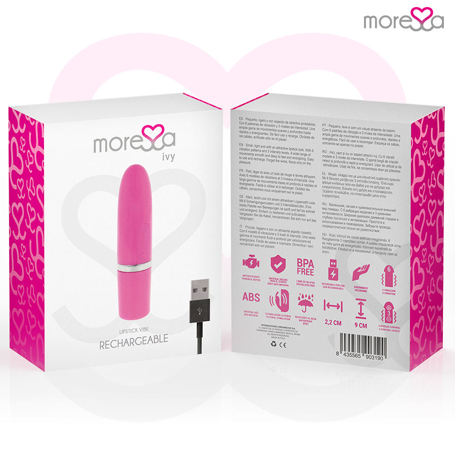 MORESSA - IVY PINK TRAVEL VIBRATOR STIMULATOR