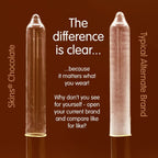 SKINS - PRÉSERVATIFS AU CHOCOLAT PREMIUM (PAQUET DE 4)