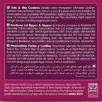 SKINS - DOTS &amp; RIBS PRÉSERVATIFS PREMIUM, PAQUET DE 4