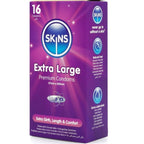 SKINS - EXTRA LARGE PREMIUM CONDOMS 16 PACK