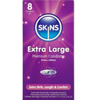SKINS - PRESERVATIVI EXTRA LARGE PREMIUM CONFEZIONE DA 8