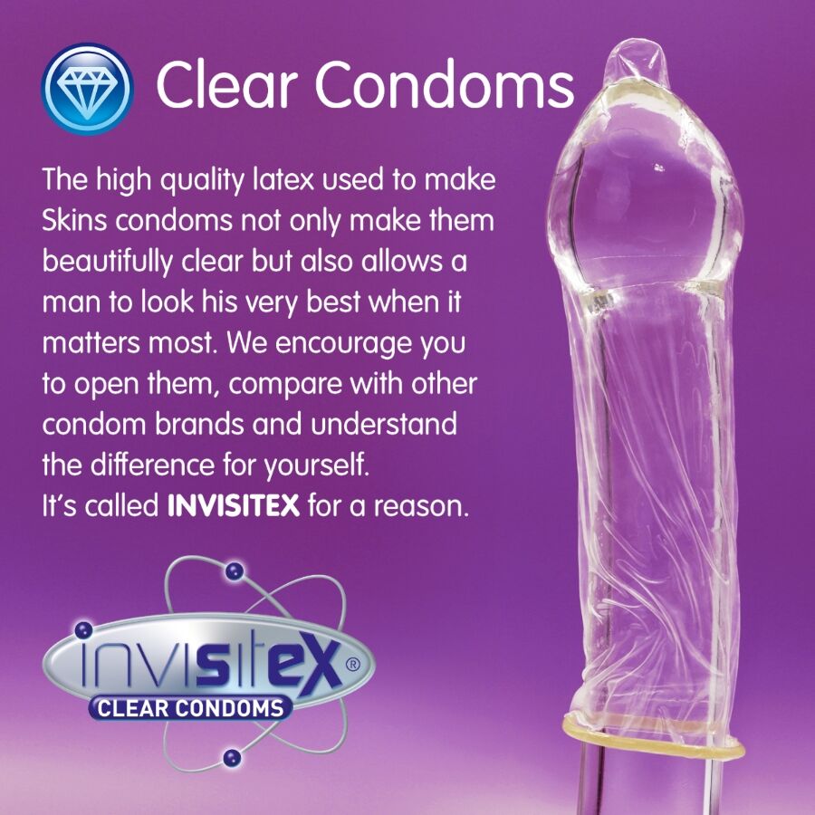 SKINS - EXTRA LARGE PREMIUM CONDOMS 8-PACK